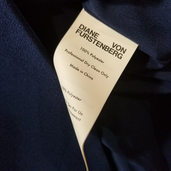 Diane Von Furstenberg Vint Contrast Notch Lapel D2 - Picture 7 of 7